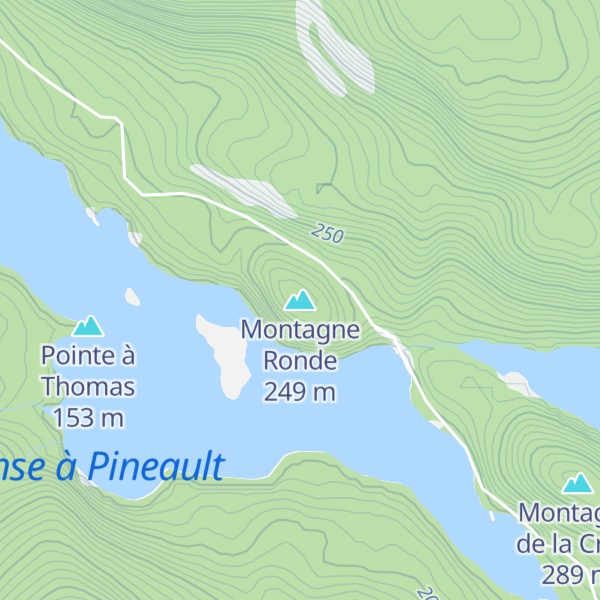 Map of Montagne Ronde