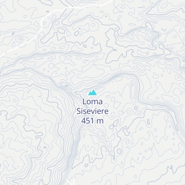 Map of Loma Siseviere