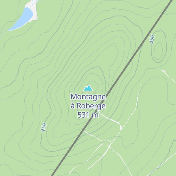 Map of Montagne à Roberge