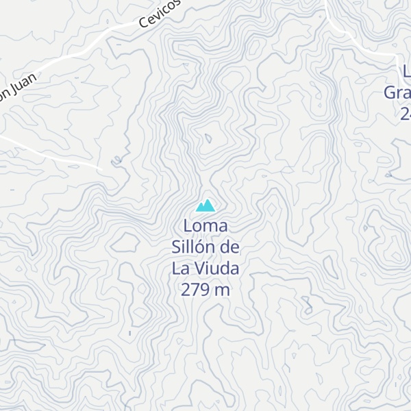 Map of Loma Sillón de La Viuda