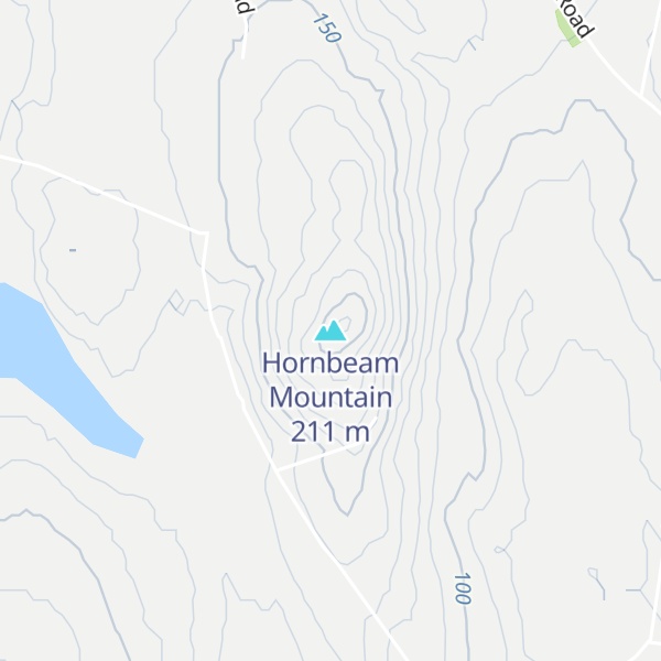 Map of Hornbeam Mountain