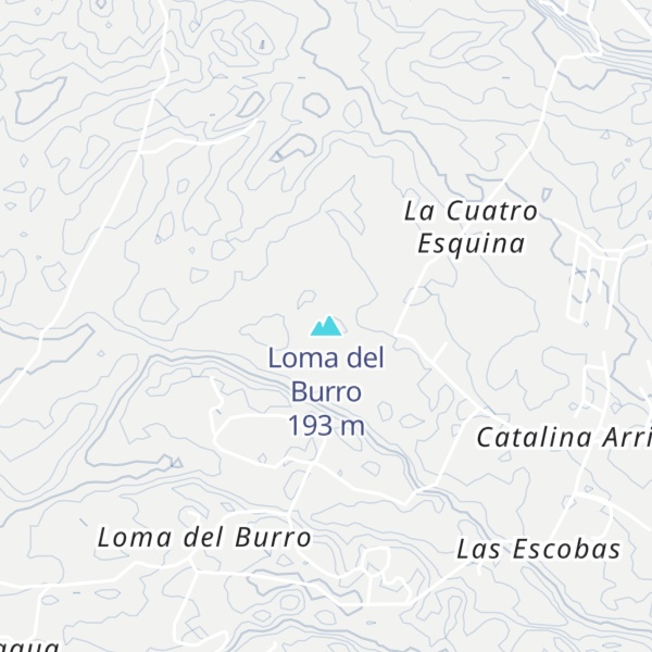Map of Loma del Burro