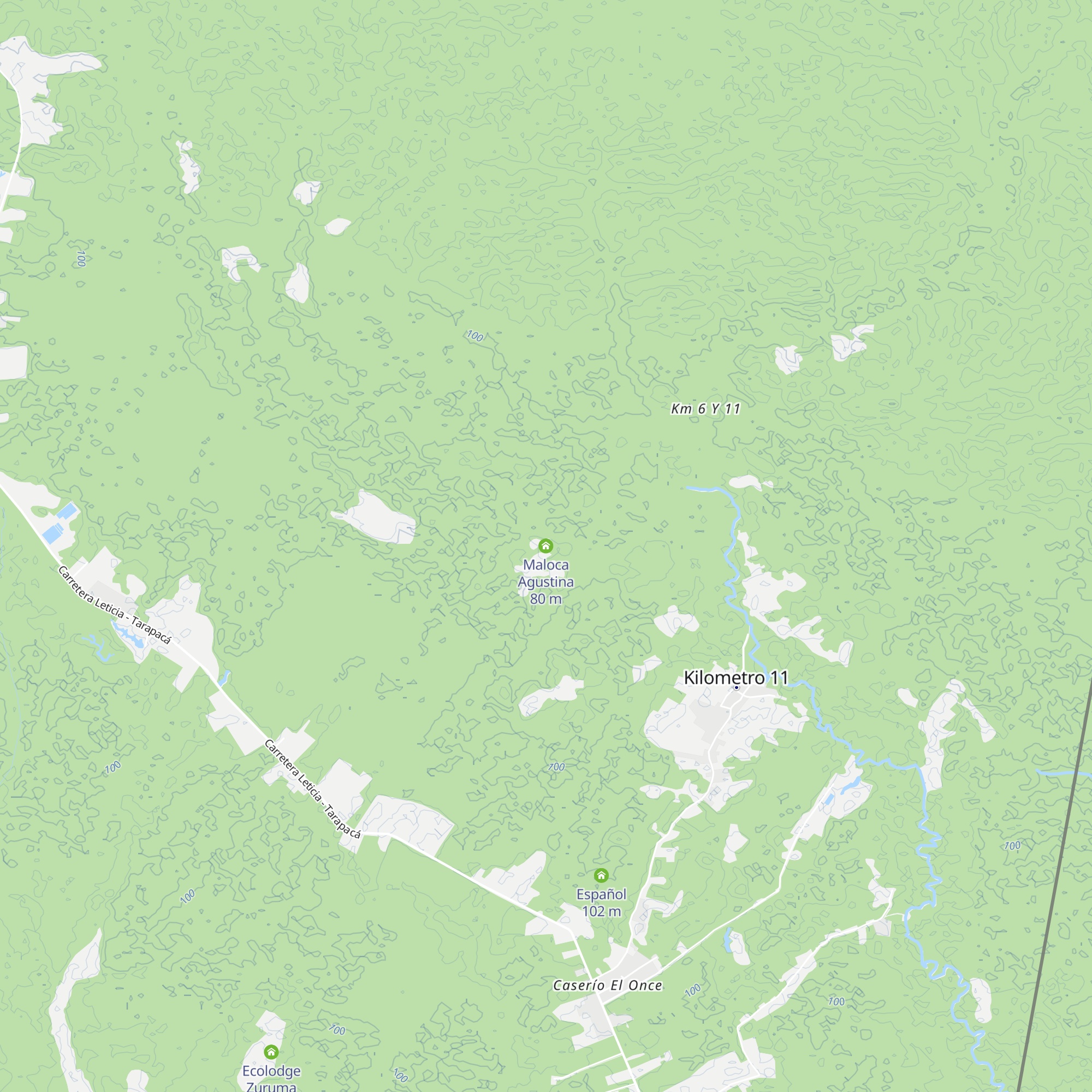Maloca Agustina map