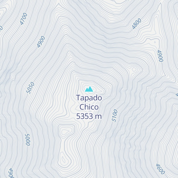 Map of Tapado Chico