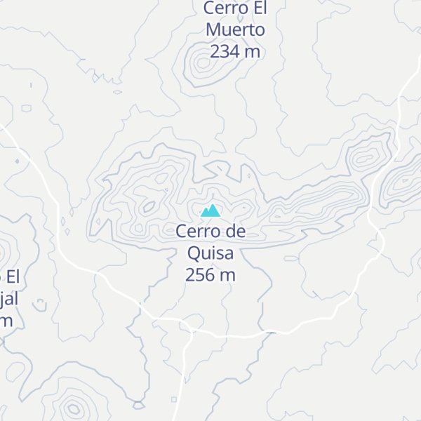Map of Cerro de Quisa