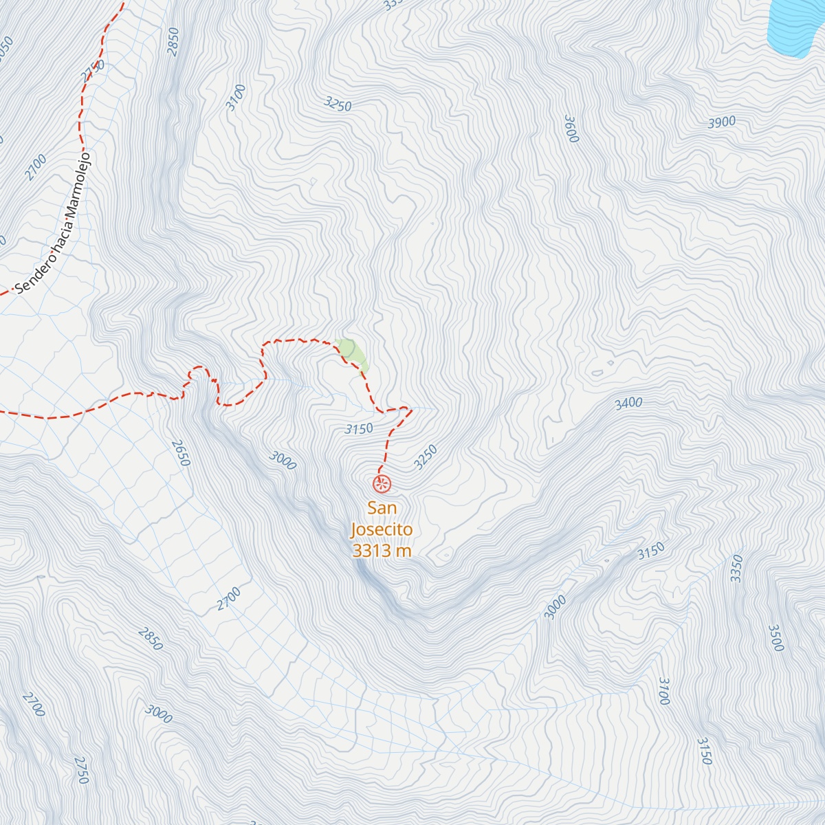 Refugio Plantat map