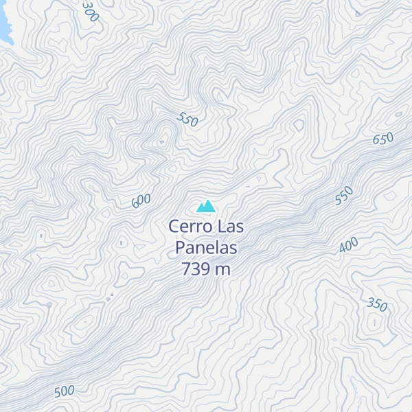 Map of Cerro Las Panelas