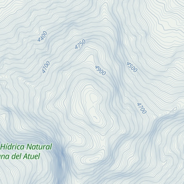Map of Cerro Sosneado