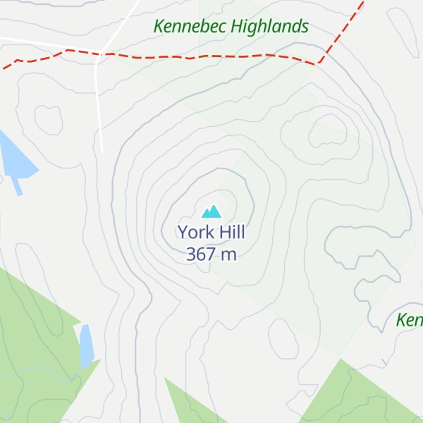 Map of York Hill