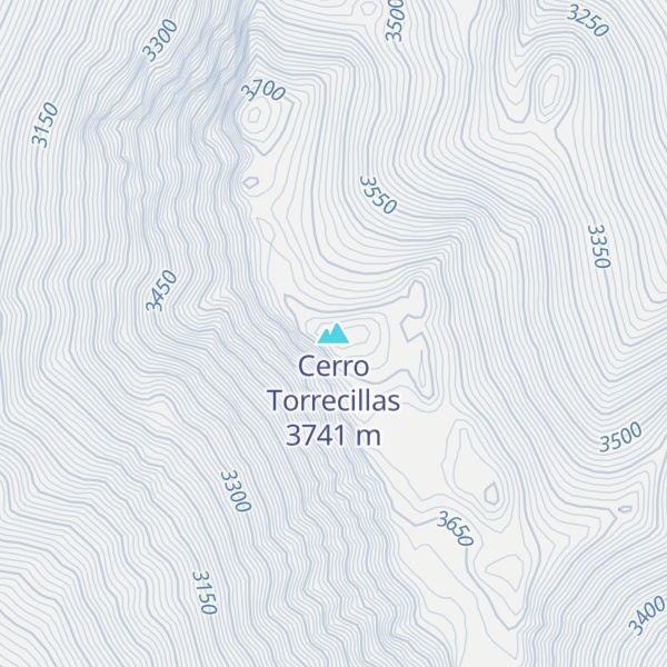 Map of Cerro Torrecillas