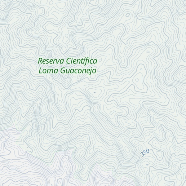 Map of Loma Guaconejo, Pico Oriental