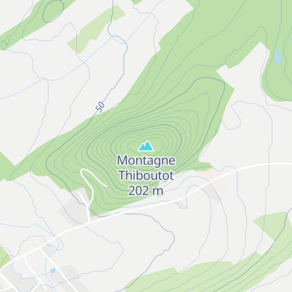 Map of Montagne Thiboutot