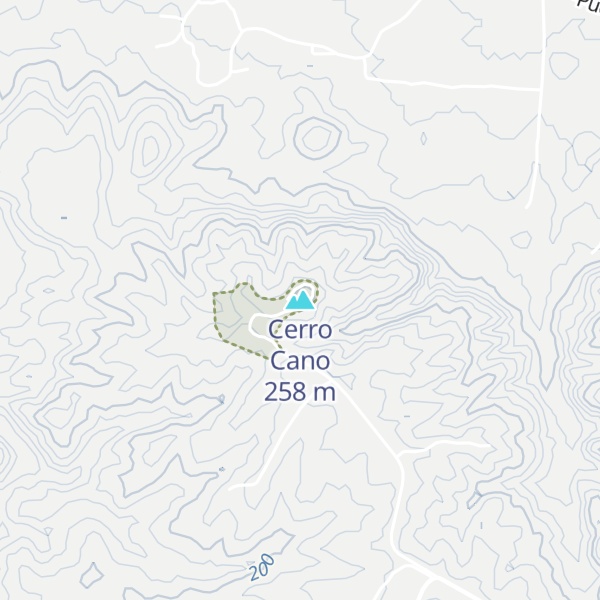 Map of Cerro Cano