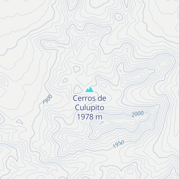 Map of Cerros de Culupito