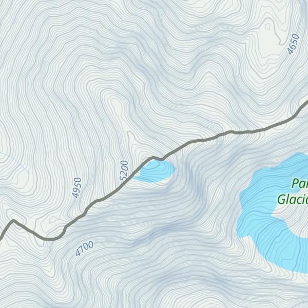Map of Cerro Catedral del Polleras