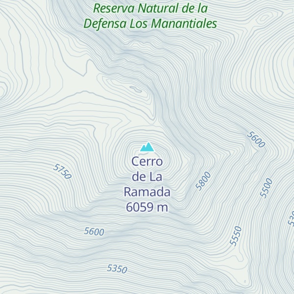Map of Cerro de La Ramada