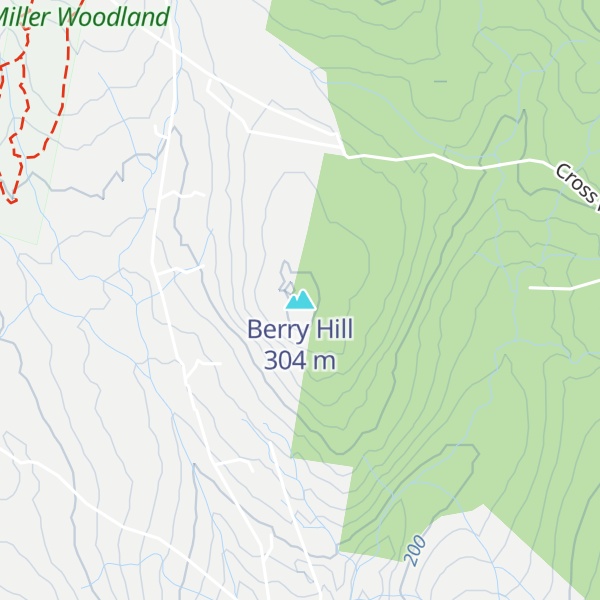 Map of Berry Hill