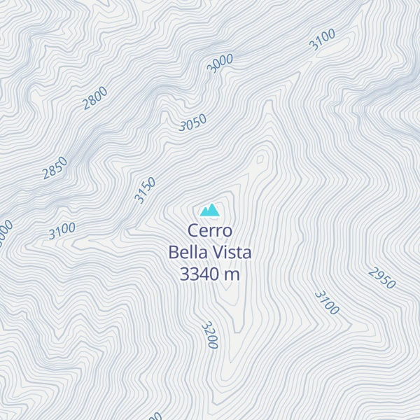 Map of Cerro Bella Vista
