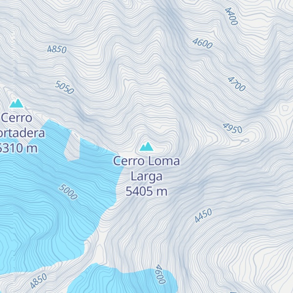 Map of Cerro Loma Larga