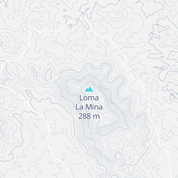 Map of Loma La Mina