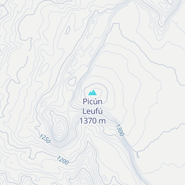 Map of Picún Leufú
