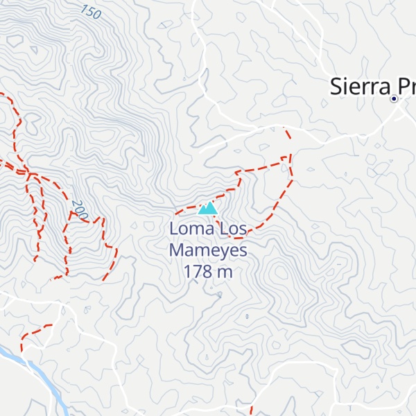 Map of Loma Los Mameyes