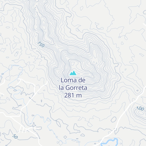Map of Loma de la Gorreta