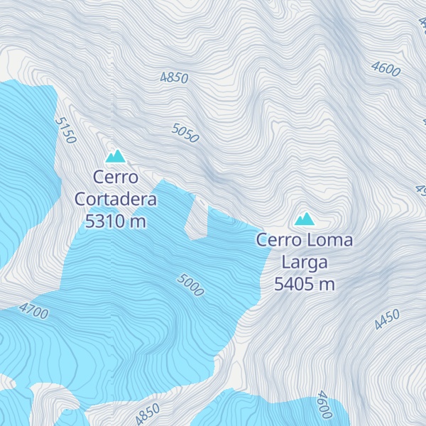 Map of Cerro Loma Larga Oeste