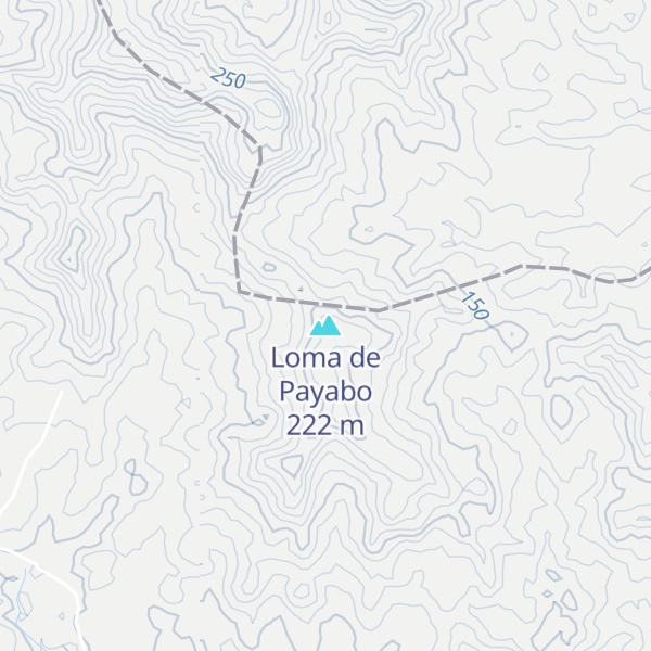 Map of Loma de Payabo
