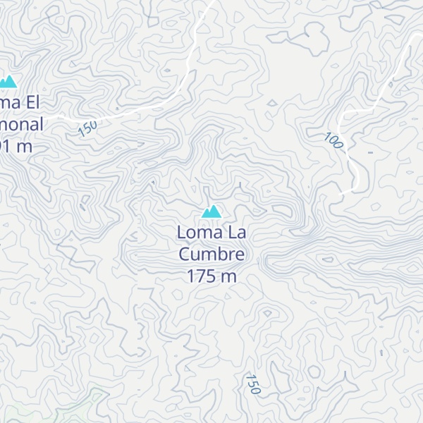 Map of Loma La Cumbre