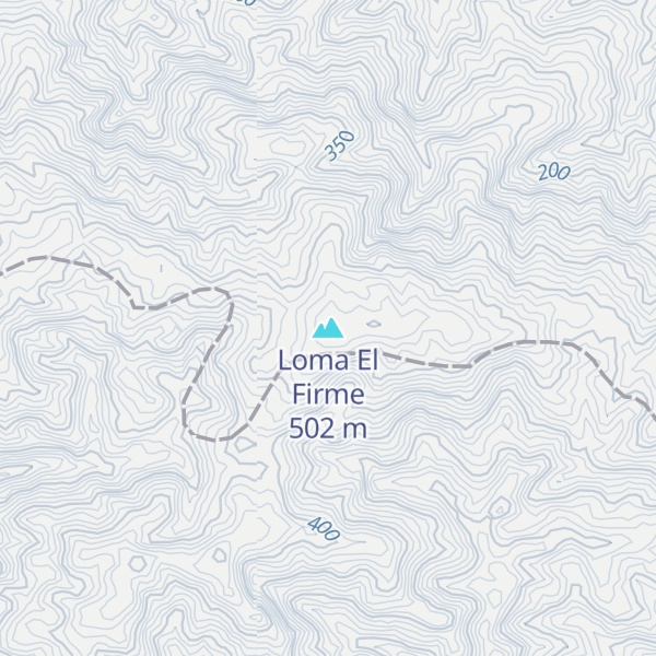 Map of Loma El Firme