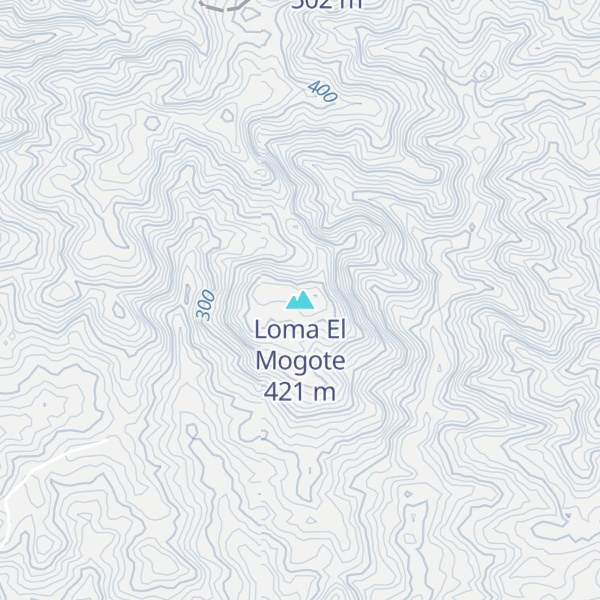 Map of Loma El Mogote
