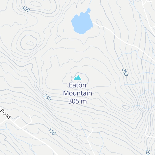 Map of Eaton Mountain