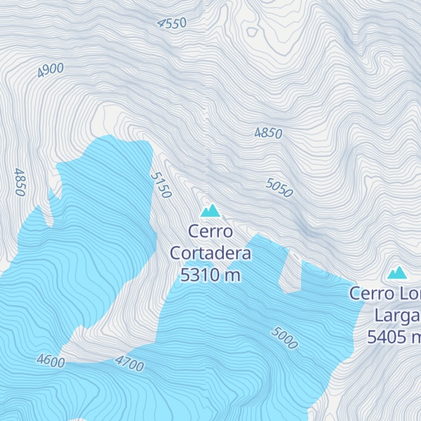 Map of Cerro Cortadera