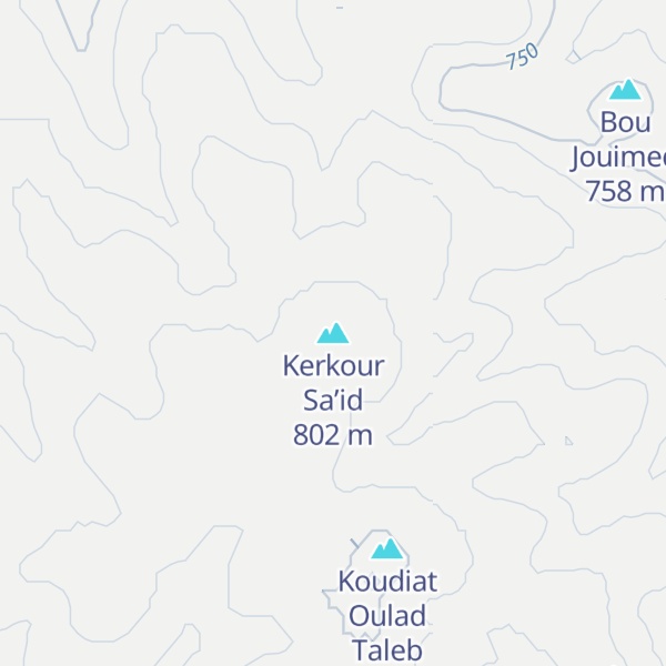 Map of Kerkour Sa’id
