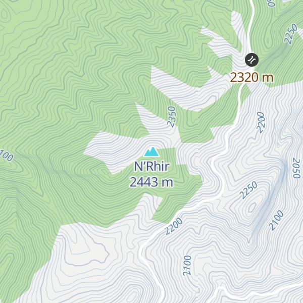 Map of N’Rhir