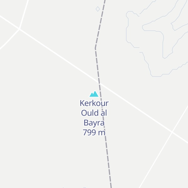 Map of Kerkour Ould al Bayra