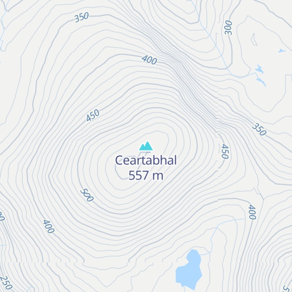 Map of Ceartabhal