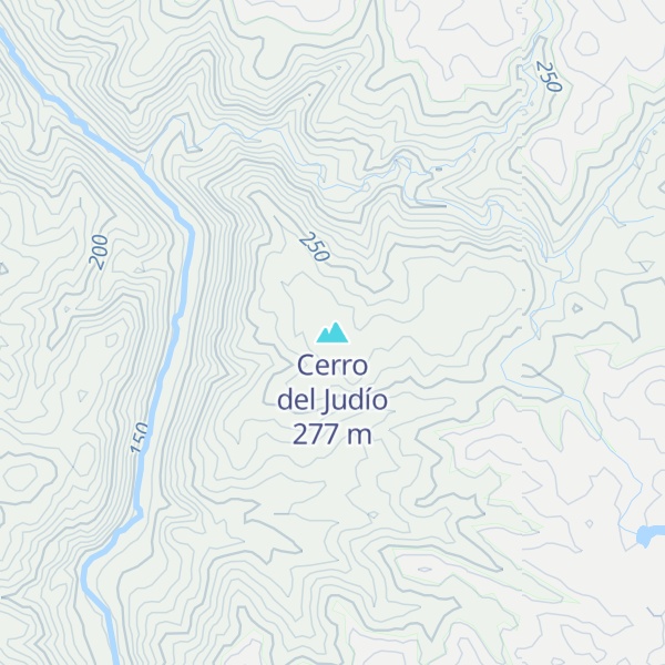 Map of Cerro del Judío