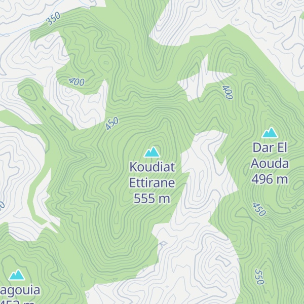 Map of Koudiat Ettirane