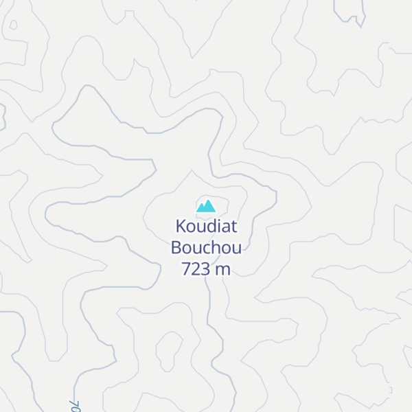 Map of Koudiat Bouchou
