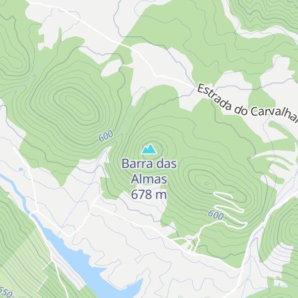 Map of Barra das Almas