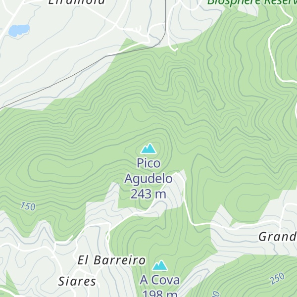 Map of Pico Agudelo