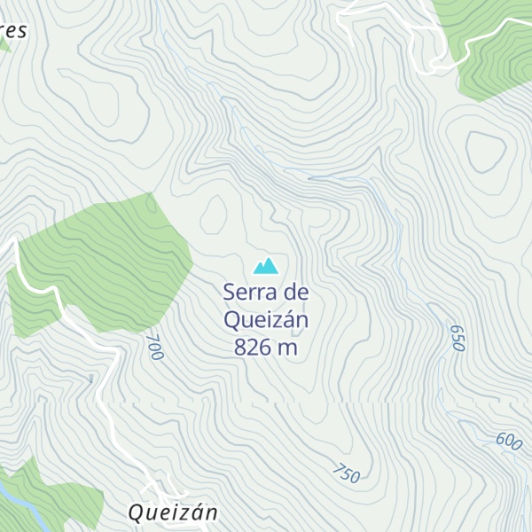 Map of Serra de Queizán