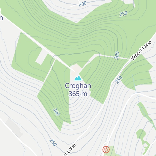 Map of Croghan