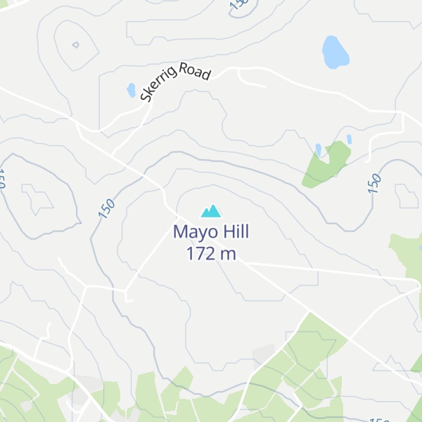Map of Mayo Hill