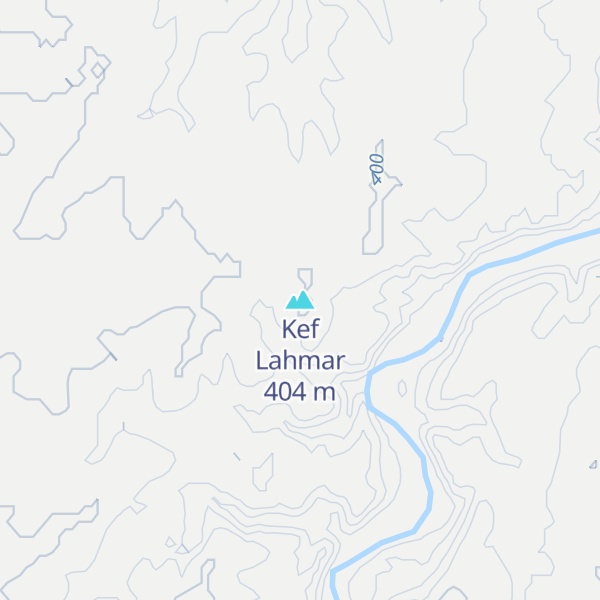 Map of Kef Lahmar