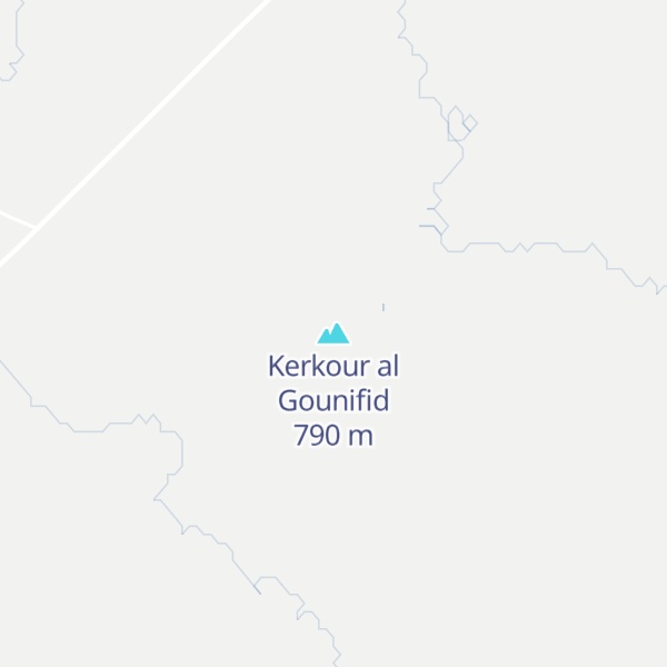 Map of Kerkour al Gounifid
