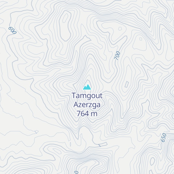 Map of Tamgout Azerzga