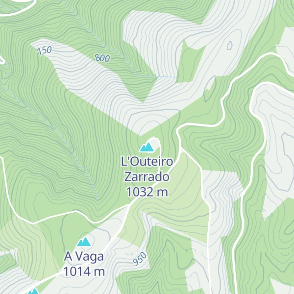 Map of L'Outeiro Zarrado